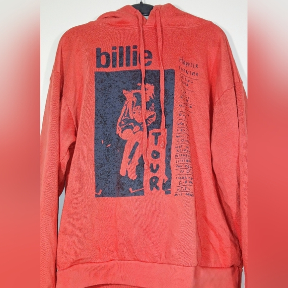 BILLIE EILISH HAPPIER THAN EVER CONCERT HOODIE. - Picture 2 of 4